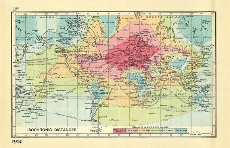 Illustration for article titled This Map Shows Just How Fast Travel Is in 2016